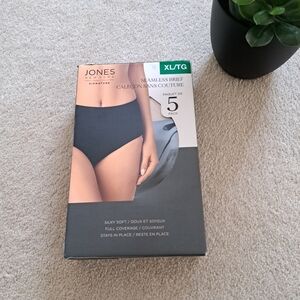 Jones New York Seamless Briefs | 5 Pack Underwear Women's Size XL Multi